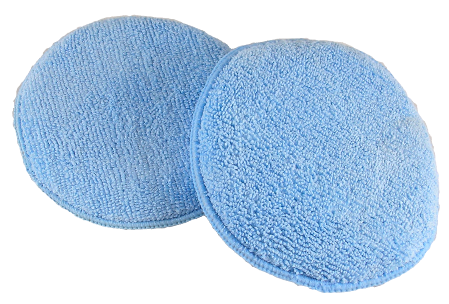 ROUND MICROFIBER WAX APPLICATOR -BLUE-5